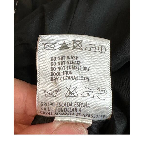 Escada gray sinlge button blazer size 38 - S - Picture 5 of 15